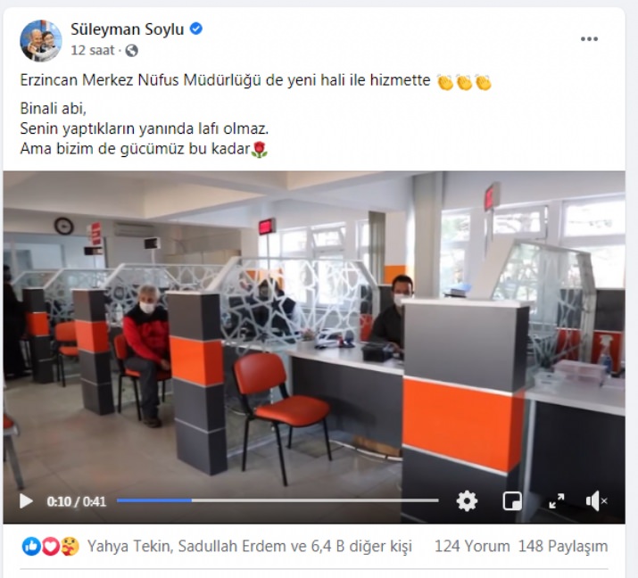 Binali abi, Senin yaptıkların yanında lafı olmaz